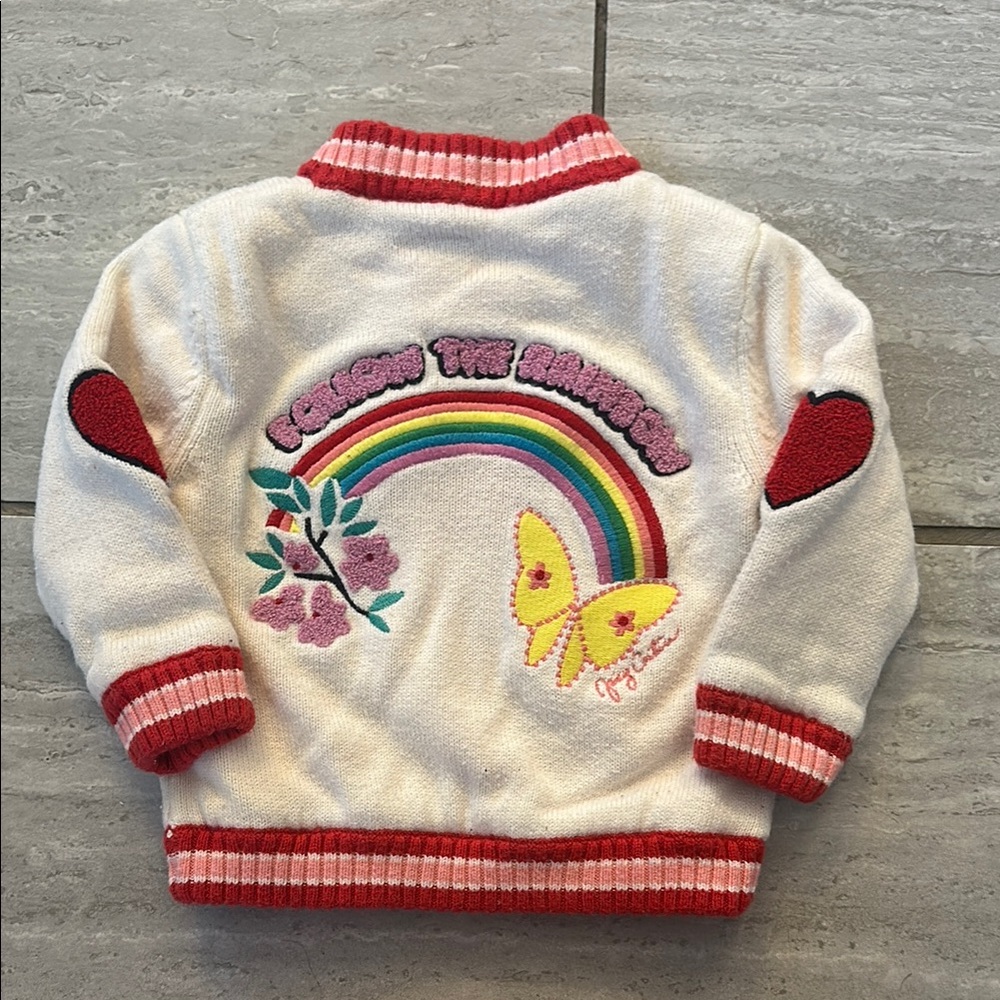 Juicy Couture Vintage Rainbow Embroidered Jacket